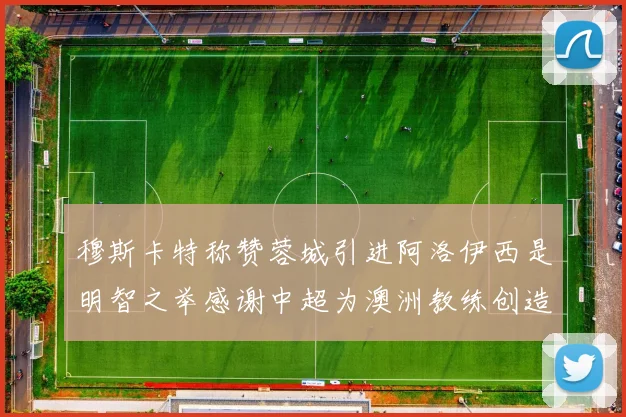 穆斯卡特称赞蓉城引进阿洛伊西是明智之举感谢中超为澳洲教练创造机会